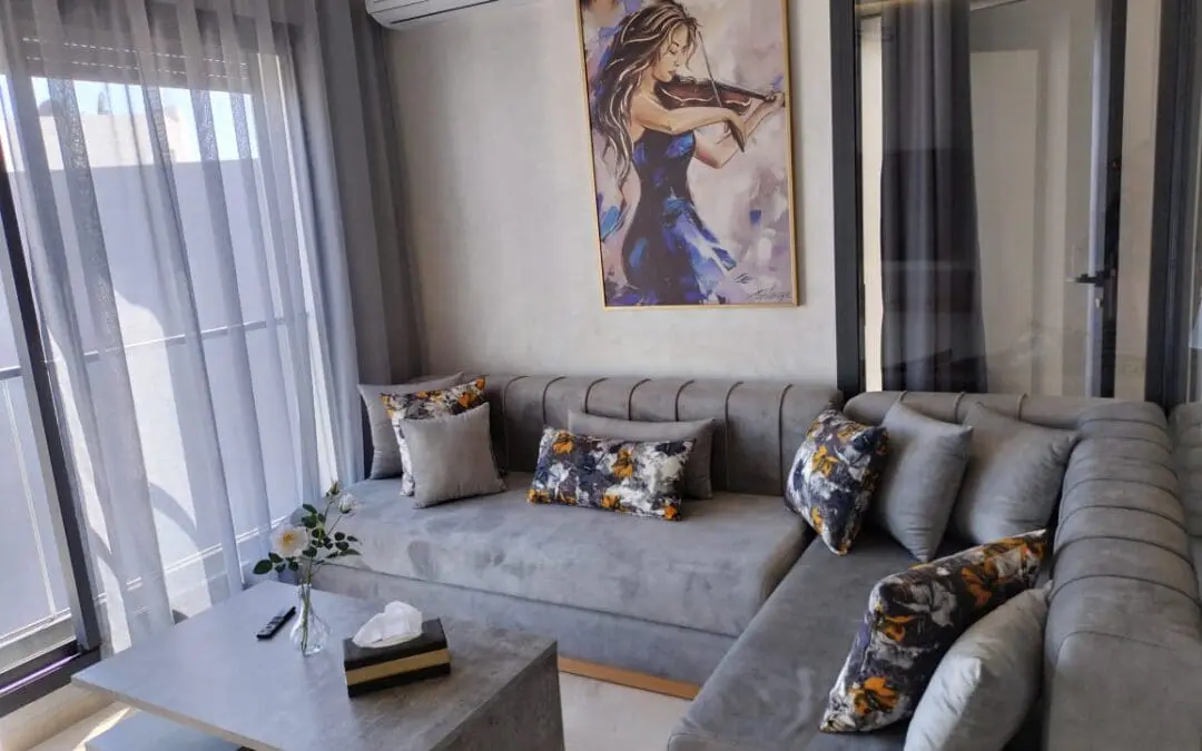 STUDIO MEUBLE HAUT STANDING A LOUER A PALMIER CASABLANCA