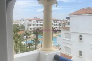 Charmant Appart Balnéaire, Une résidence Fermée avec pisc… – Immohajir Immobilier au Maroc | Appartement Location saisonnière à Sidi Rahal (photo 9)