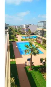 Résidence balnéaire sécurisée 24h/7j un accès direct à la… – Immohajir Immobilier au Maroc | Appartement Location saisonnière à Sidi Rahal (photo 3)