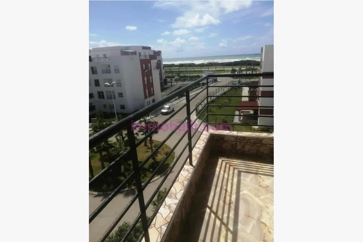 Appartement  Vue Mer à Vendre – Sable d&rsquo;Or HOUARA , Tanger – 2 Chambres –