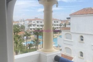 Charmant Appart Balnéaire, Une résidence Fermée avec pisc… – Immohajir Immobilier au Maroc | Appartement Location saisonnière à Sidi Rahal (photo 9)