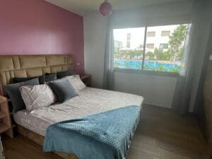 À louer Bel appart balnéaire accès direct à la plage – Immohajir Immobilier au Maroc | Appartement Location saisonnière à Sidi Rahal (photo 2)