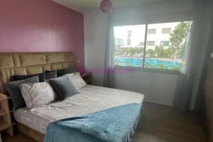 À louer bel Appartement piscine et plage – Immohajir Immobilier au Maroc | Appartement Location saisonnière à Maroc (photo 21)