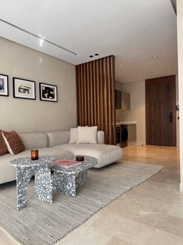Studio Haut Standing Meublé à Louer – Quartier Les Princesses, Casablanca